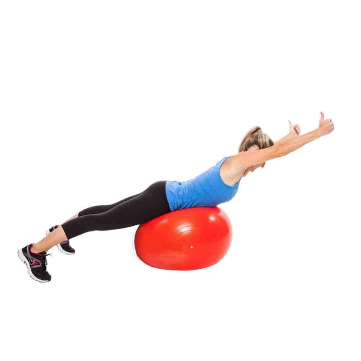 GENERICO - Balon Util de Yoga 75cm en Color Rojo Y+Post-it Adhesivos