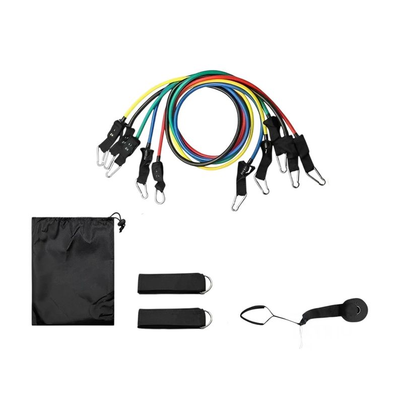 GENERICO - Pack2 Set de 5 Ligas de Estiramiento de Yoga en Multicolor