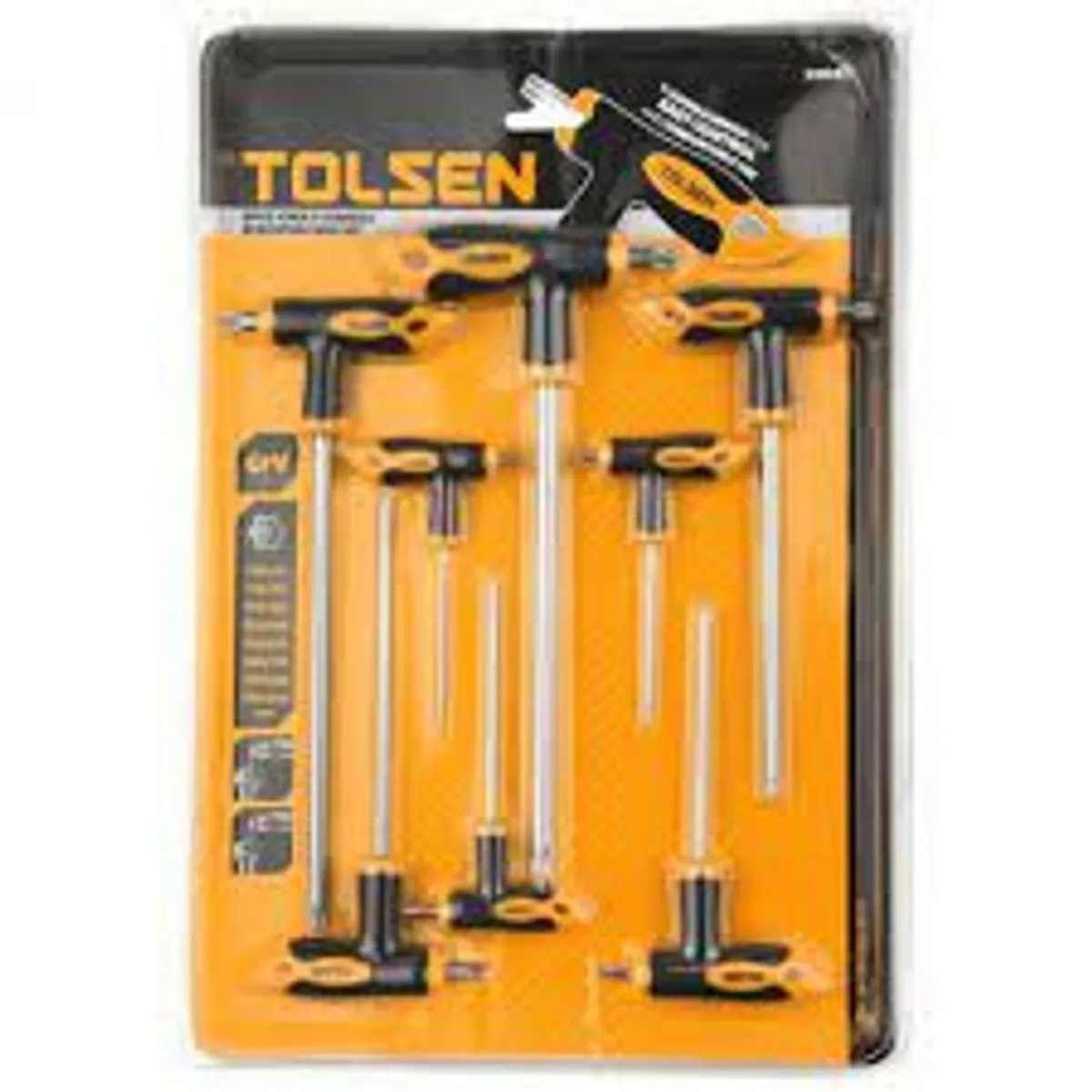 TOLSEN - Juego de Destornillador en T Con mango TORX 8 PCS Tolsen - 20061