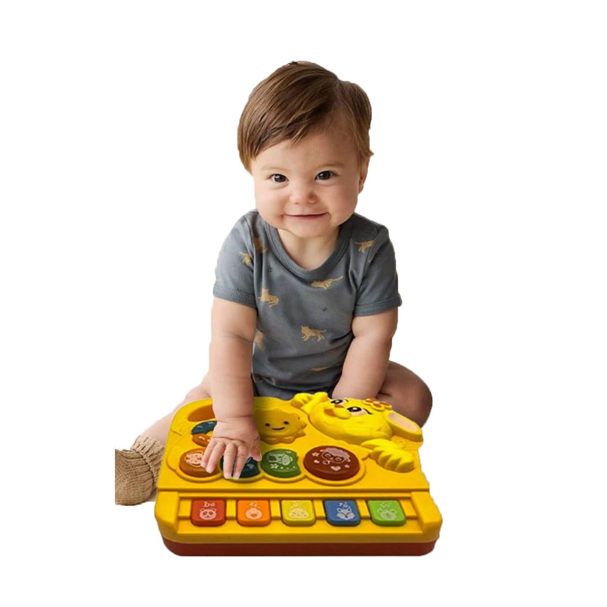 GENERICO - Pack6 Piano Didactico para Niños Y+Banderitas Adhesivas