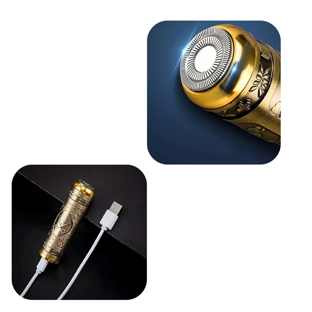 OEM - Afeitadora eléctrica portátil con carga usb