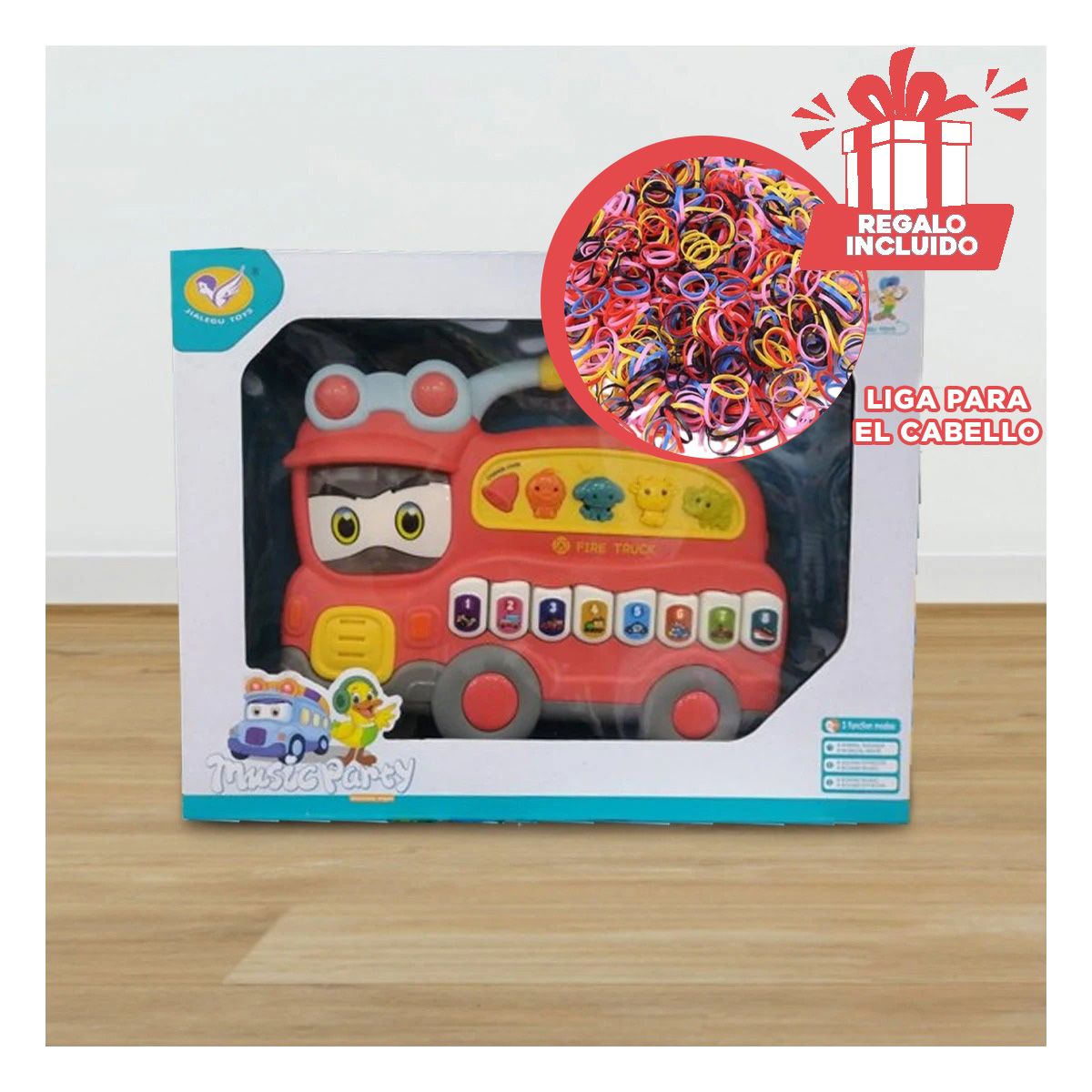 GENERICO - Pack2 Piano Diseño Conejo de Plastico Y+Banderitas Adhesivas