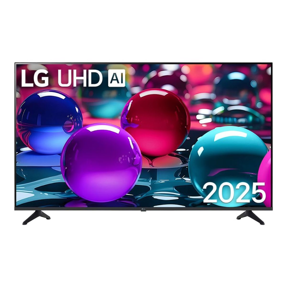 LG - Televisor Lg 50 Pulg Ultra HD 4K AI ThinQ 50UA7300PSB Modelo 2025 + Control Magic + Sounbar + Rack