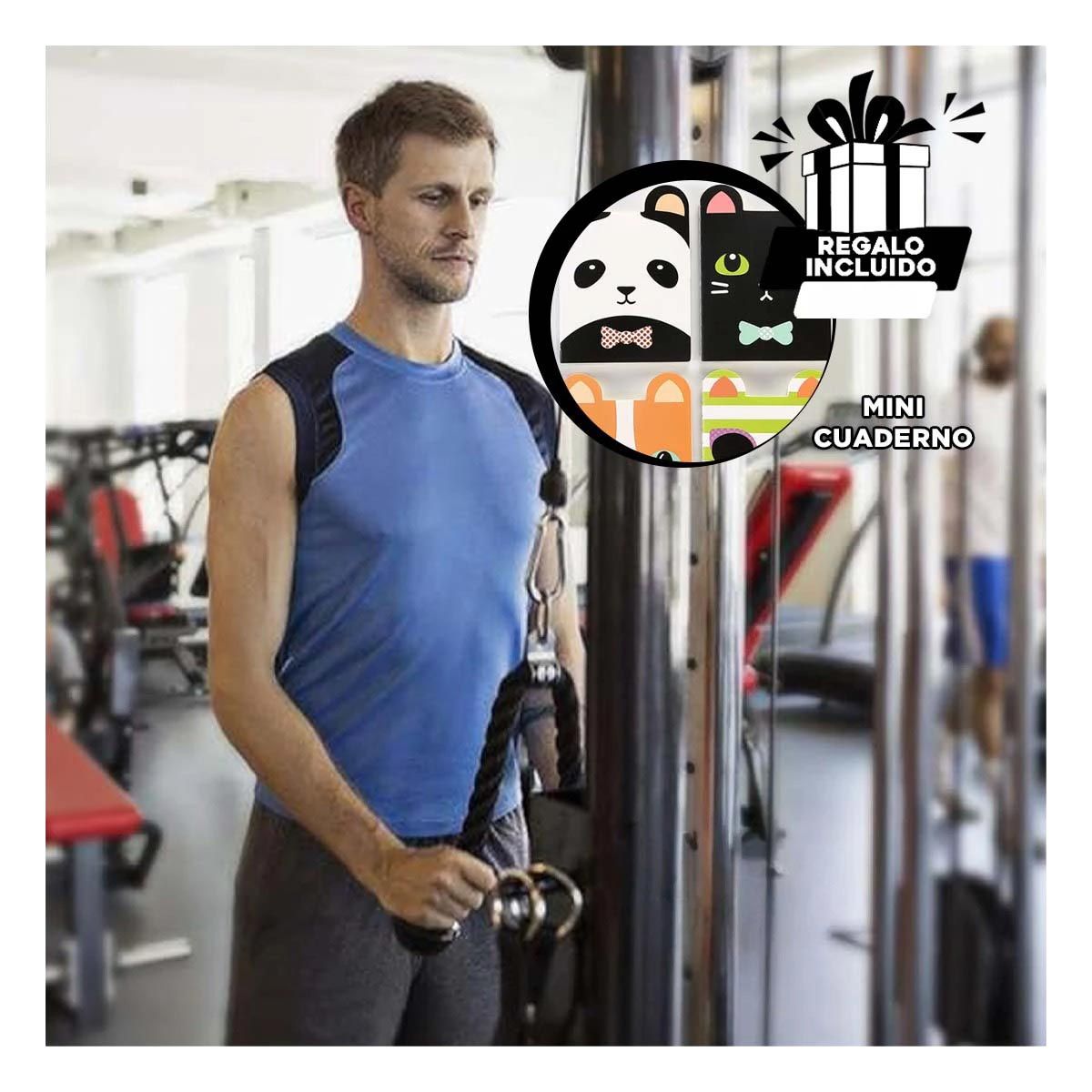 GENERICO - Soga para Hacer Ejercicios en Color Negro Y+Regalo Agendita