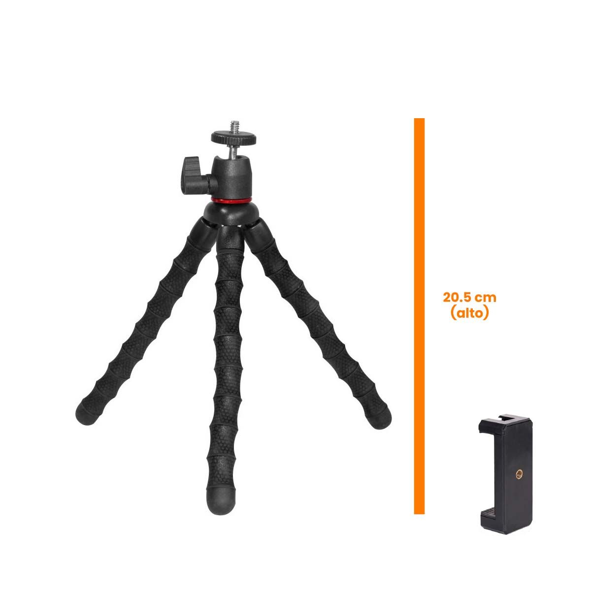 WEIFENG - Tripode MT-86D + Adaptador celular a Trípode  Portátil