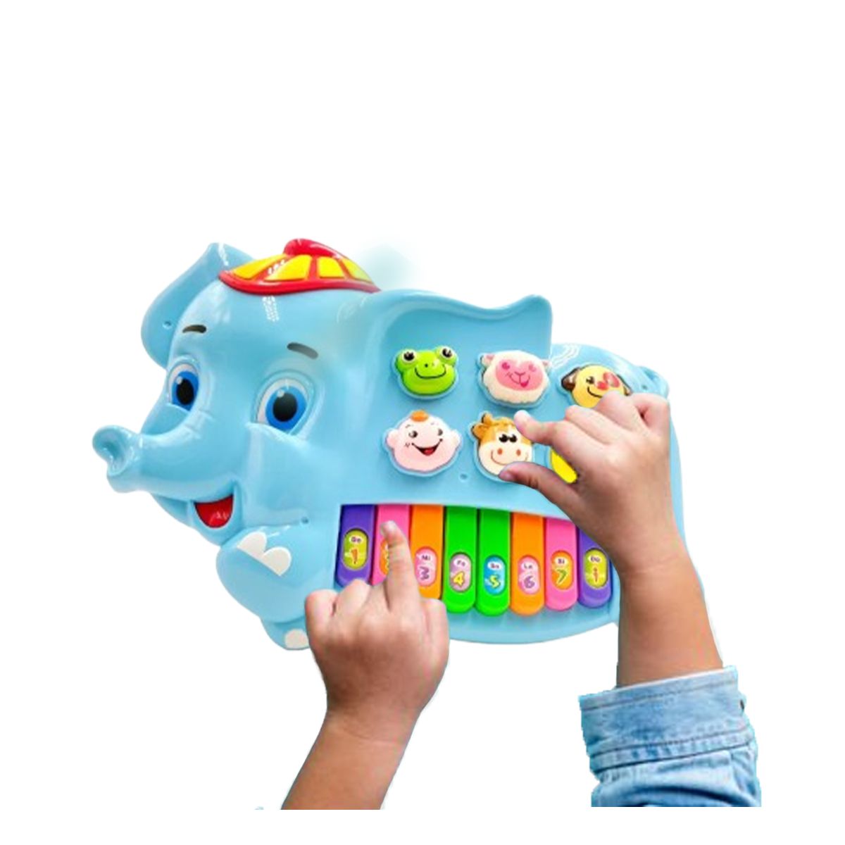 GENERICO - Pack2 Piano con Sonido para Bebes Elefante Y+Regalo Agendita