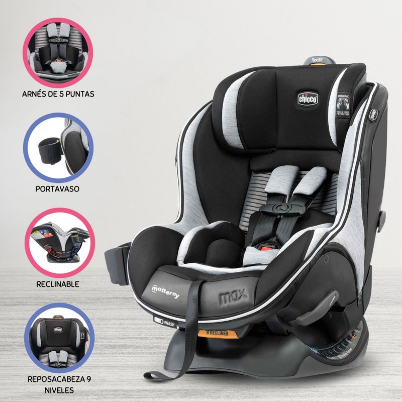 CHICCO - Silla Para Auto CHICCO »NEXTFIT MAX ZIP AIR VERO USA» Black