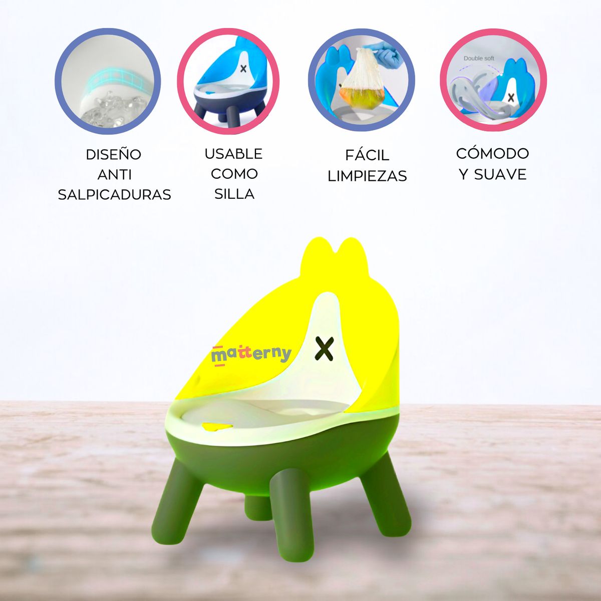 GENERICO - Asiento Bacinica «COMFY KID» Yellow