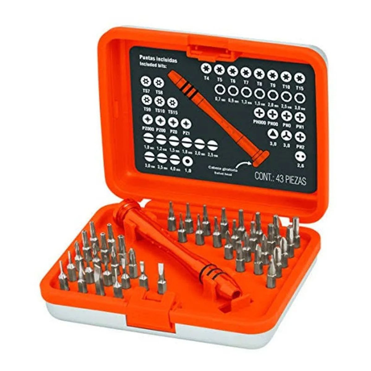 TRUPER - Desarmador Para Celulares Y iPhone 42 Puntas