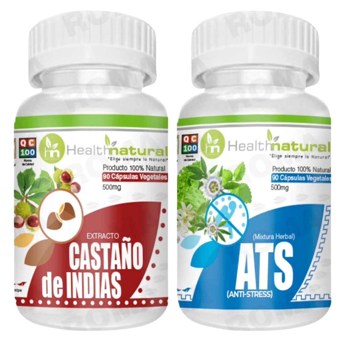 HEALTHNATURAL - CASTAÑO DE INDIAS HEALTHNATURAL + ATSANTI-STRES HEALTHNATURAL