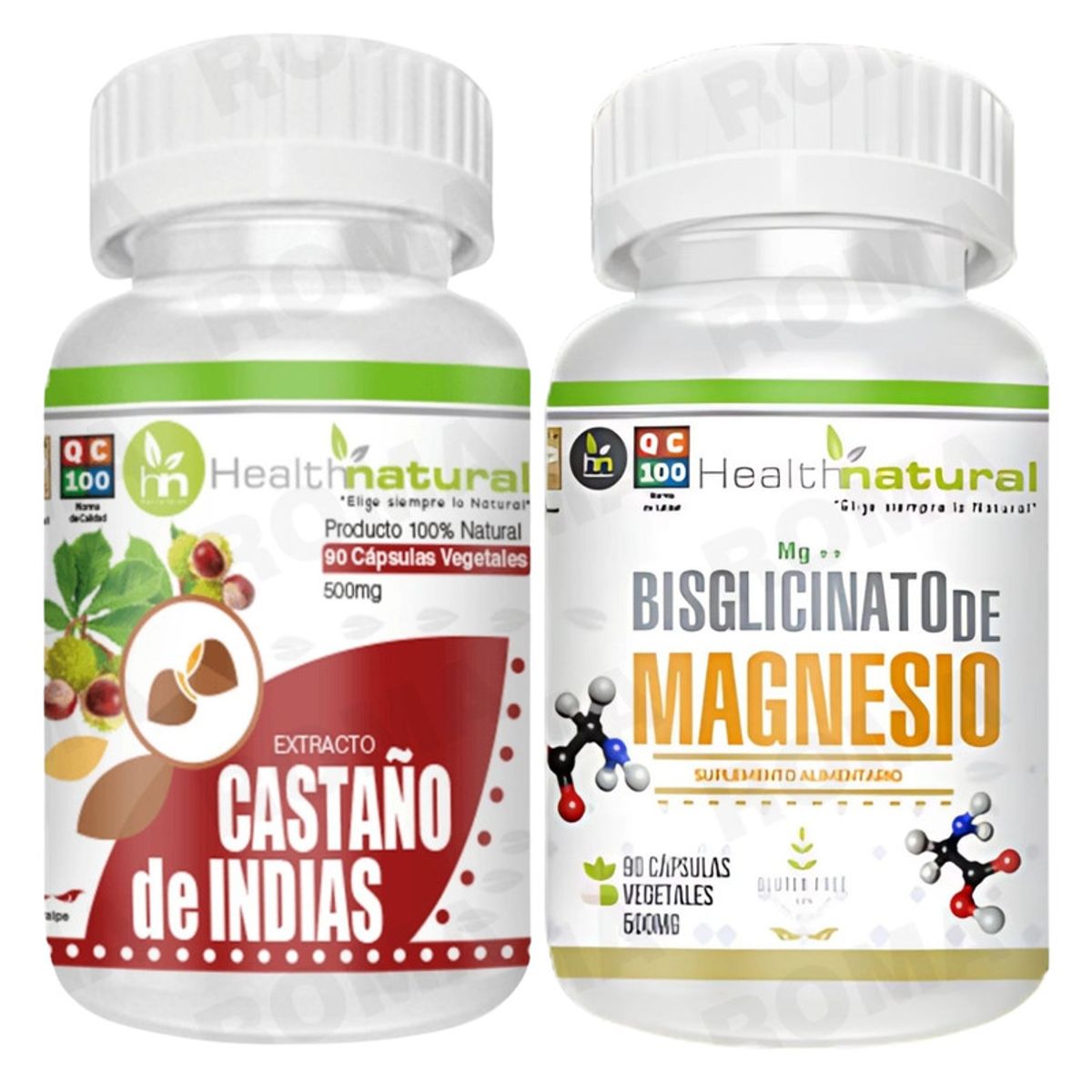 HEALTHNATURAL - CASTAÑO DE INDIAS + BISGLICINATO DE MAGNESIO HEALTHNATURAL