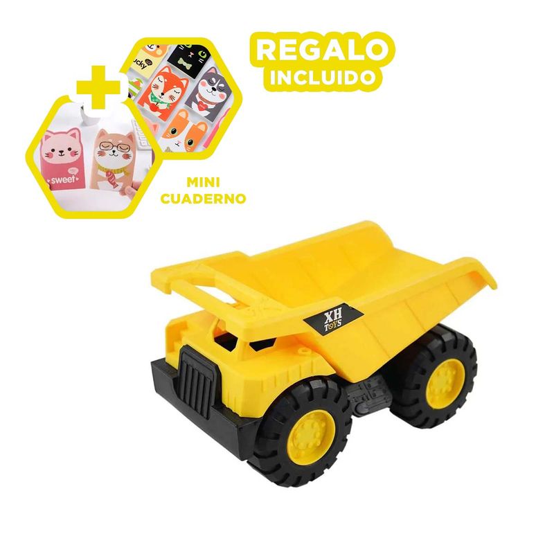 GENERICO - Volquete Fuerte y Divertido para Niños Y+Regalo Agendita