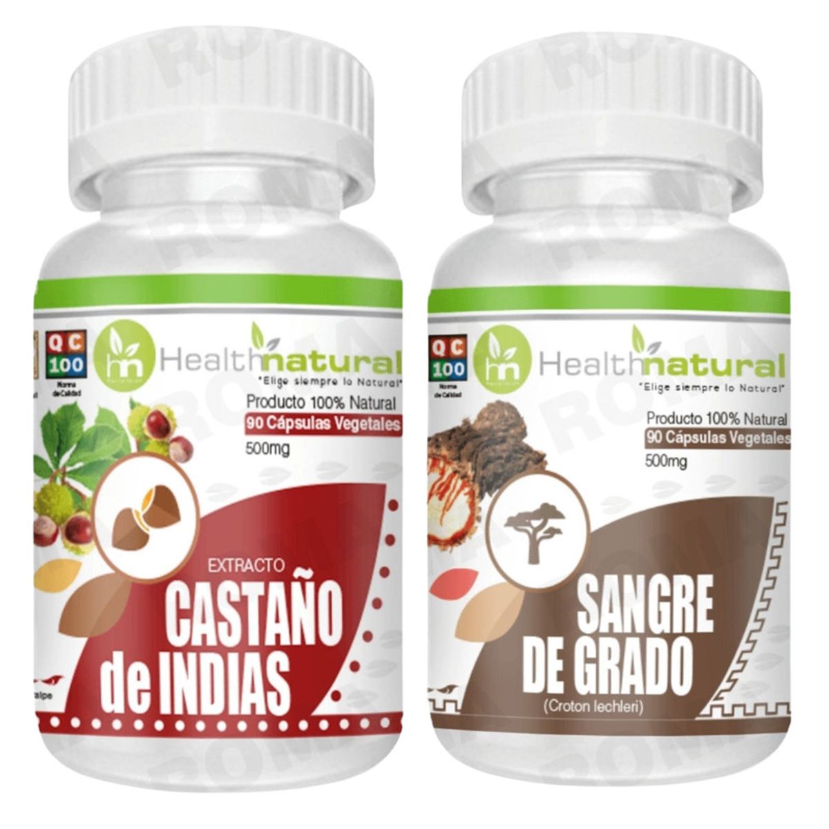 HEALTHNATURAL - CASTAÑO DE INDIAS HEALTHNATURAL + SANGRE DE GRADO HEALTHNATURAL 500MG