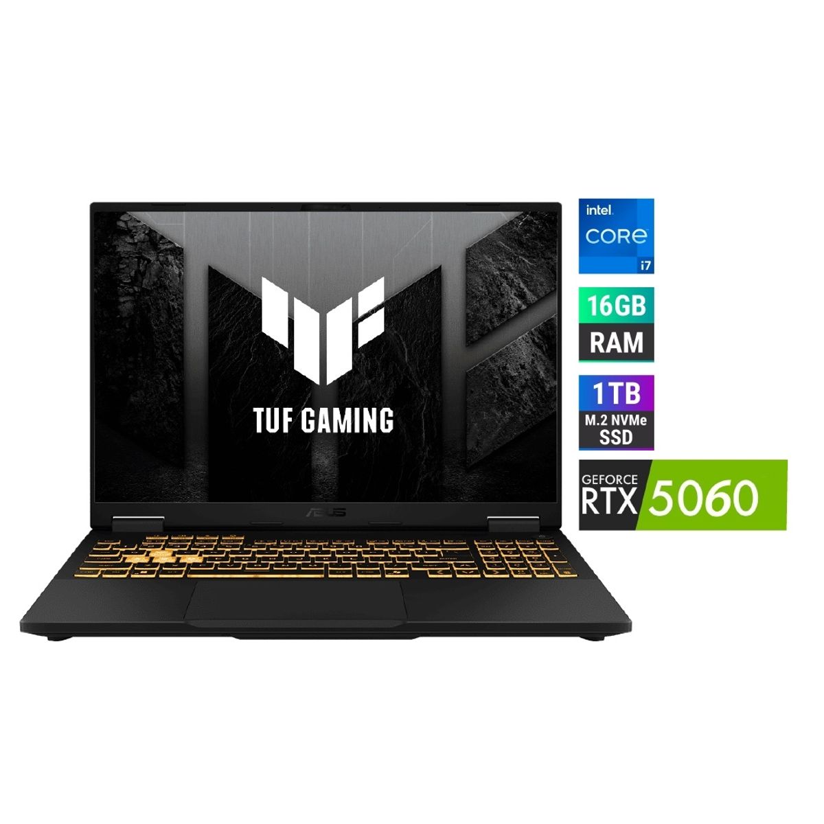 ASUS - Laptop Asus TUF Gaming F16 i7 16GB RAM 1TB SSD RTX 5060 8GB
