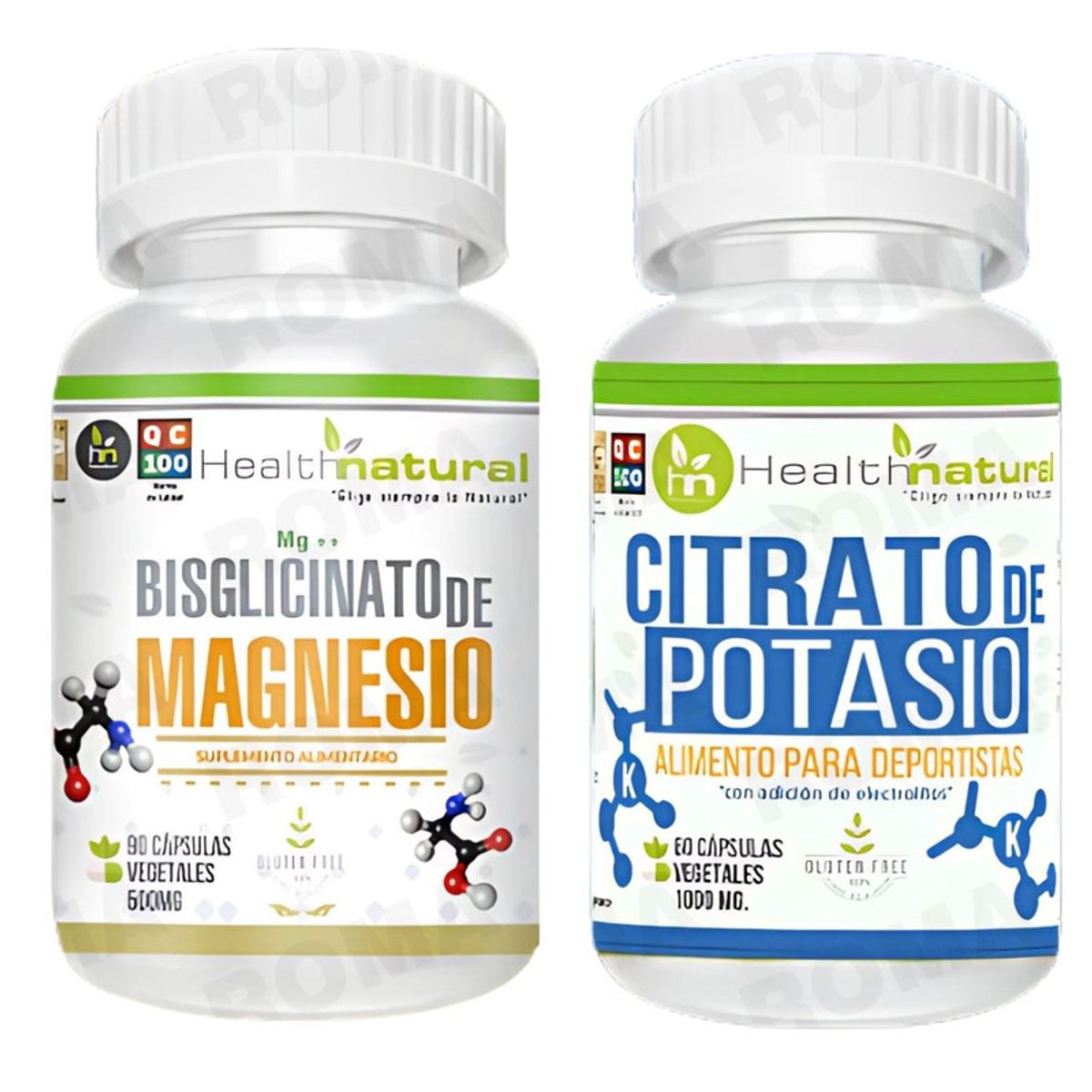 HEALTHNATURAL - BISGLICINATO MAGNESIO HEALTHNATURAL + CITRATO POTASIO HEALTHNATURAL