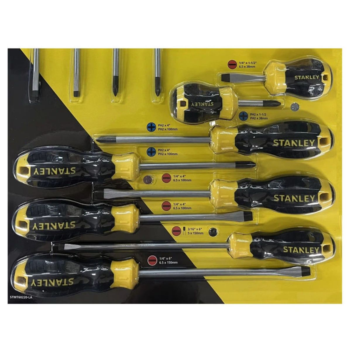 STANLEY - JUEGO DESARMADOR 20 PIEZAS CUSHION GRIP 60-220 STANLEY