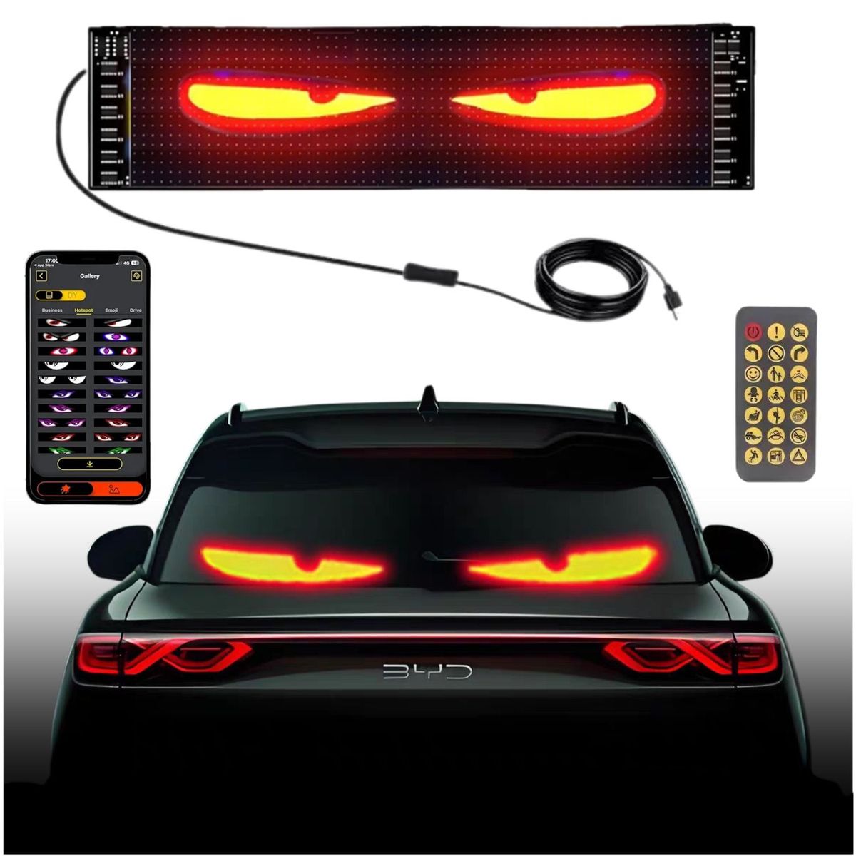 CREATIVE LIGHT - Panel Publicitario Luz Led Letrero 60x12cm APP + Bluetooth + Control