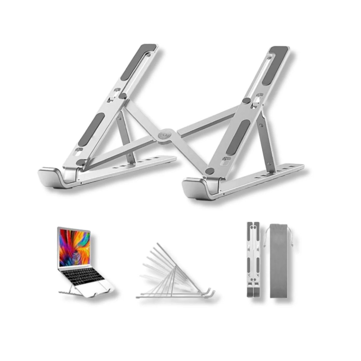 OEM - Soporte Ergonómico Ajustable para Portátil Soporte de Aluminio