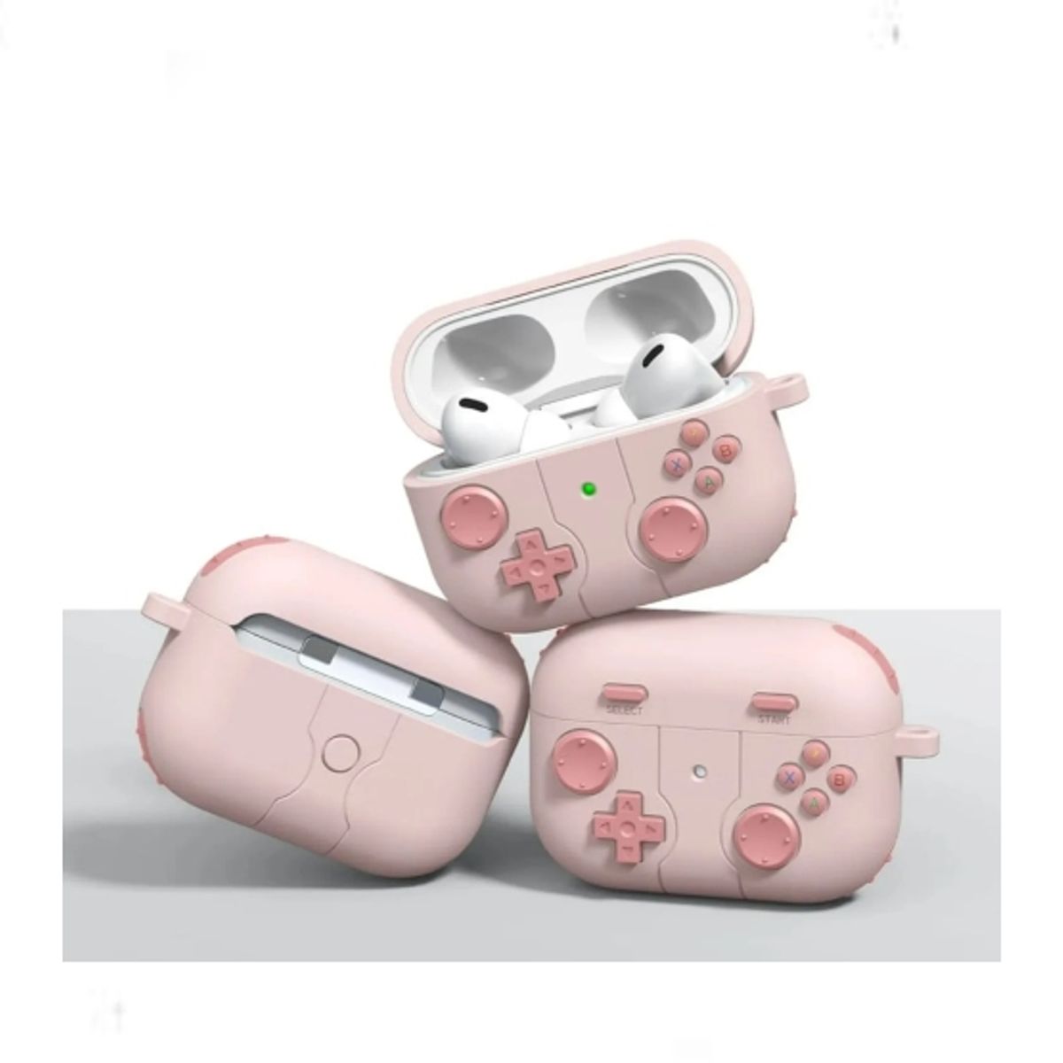 GENERICO - Funda Modelo Nintendo Para Modelo Airpods Pro 2 - Rosa
