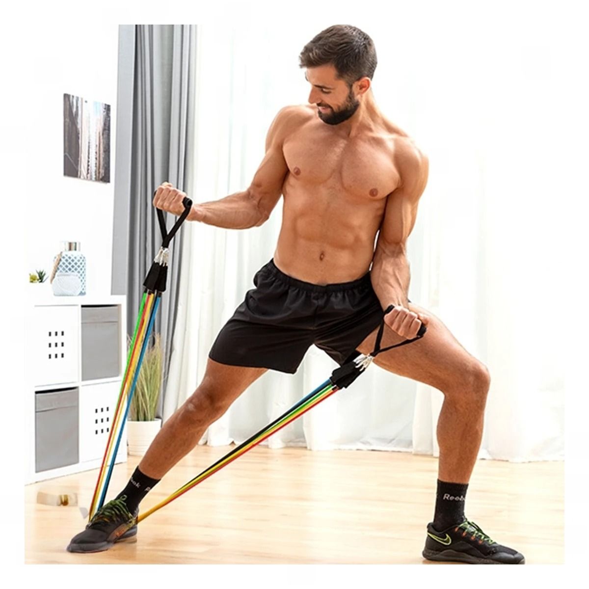 GENERICO - Pack4 Set Resistente de Ligas Y+Banderitas Adhesivas