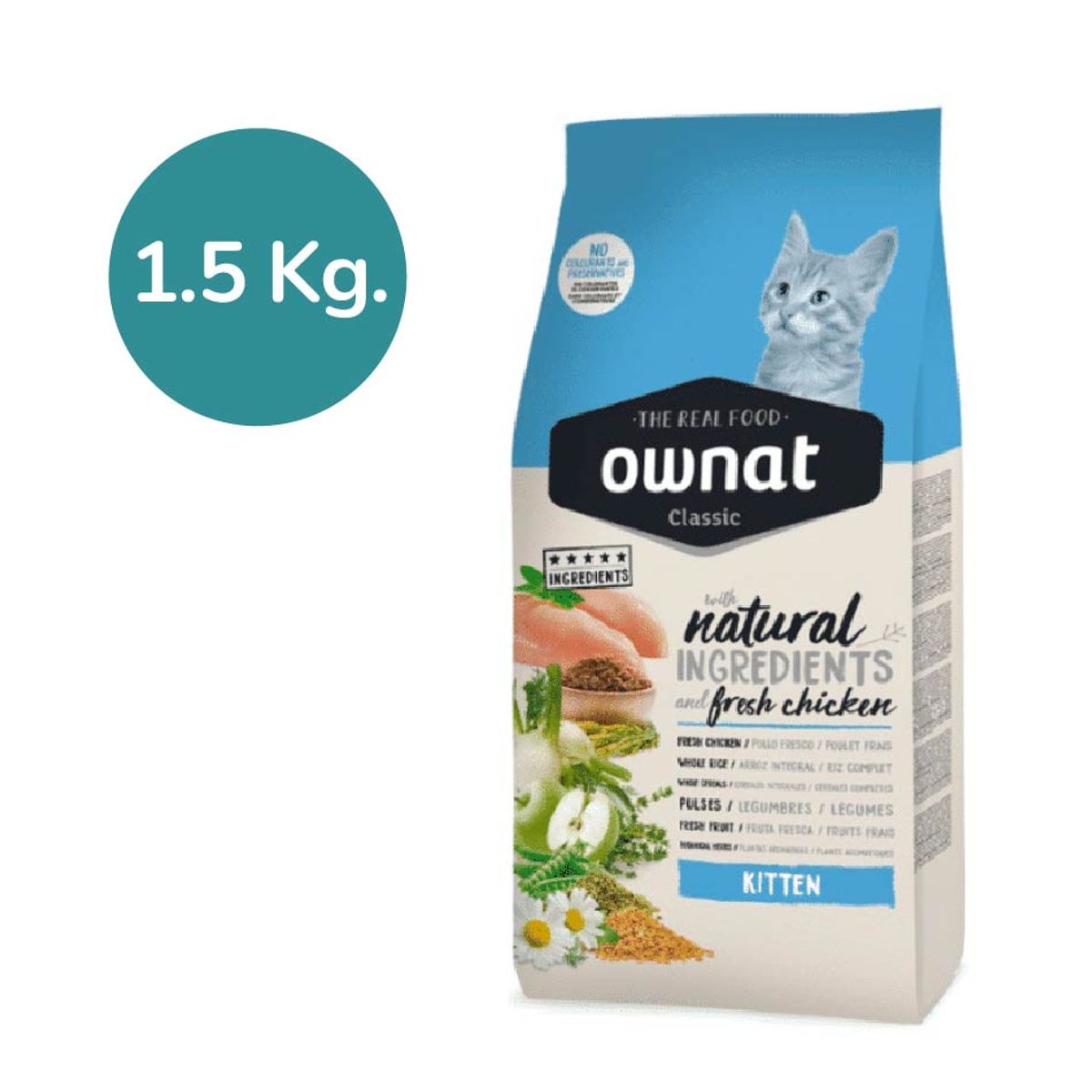 CAT OH - Ownat Clasico Kitten 1,5 kg