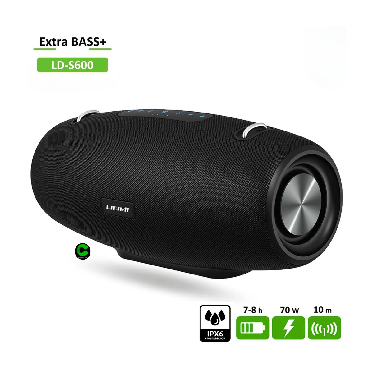 LIDIMI - Parlante Bluetooth LIDIMI XBASS 70W USB BT LD-S600