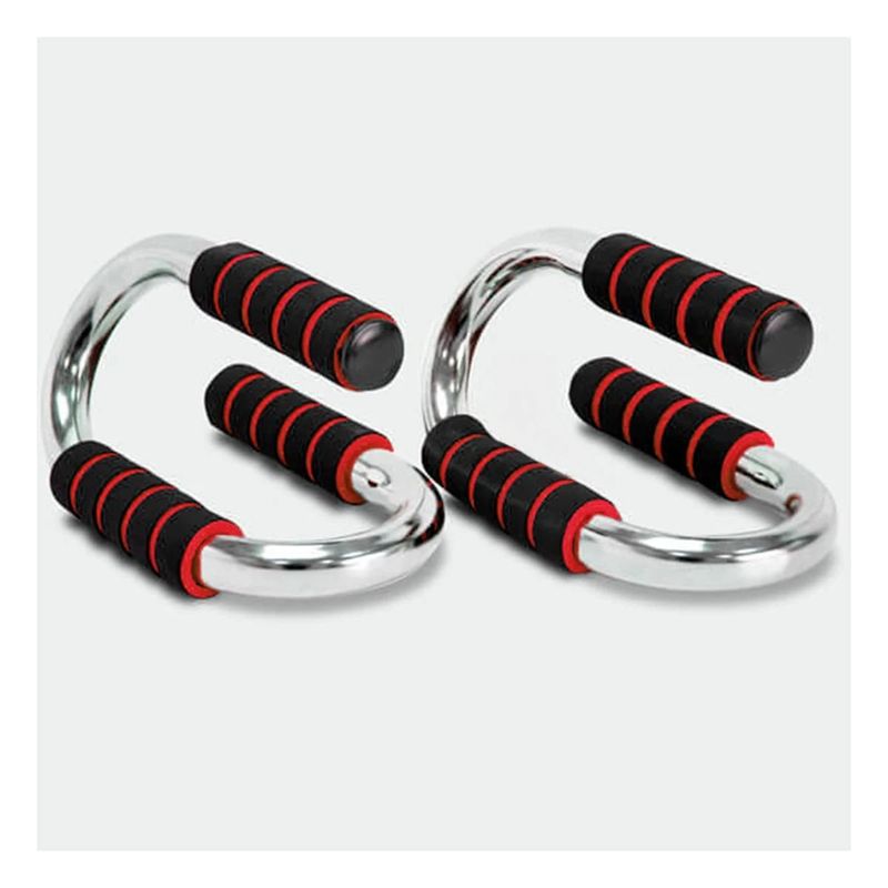 GENERICO - Pack6 Apoyo de Push Up para Gym en Rojo Y+Papel de Regalo