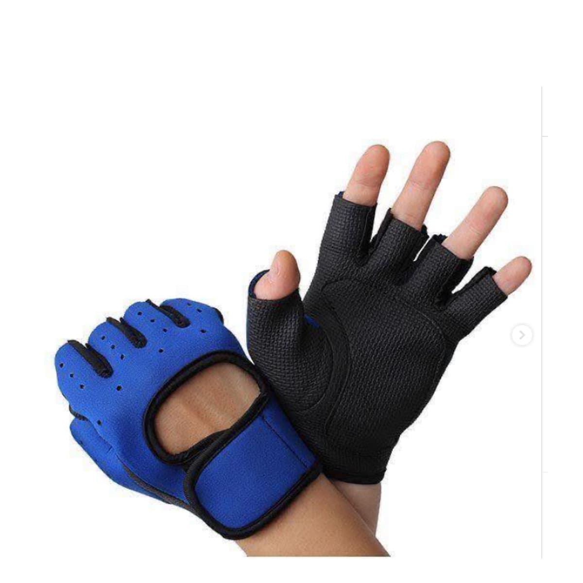 GENERICO - Pack6 Guantes Funcionales en Azul Y+Ligas de Regalo
