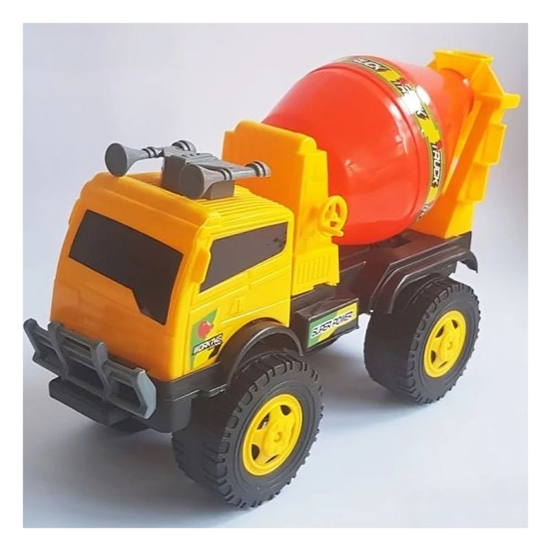 RYBIU IMPORT - Pack4 Camion Mezcladora Construccion para Niños Creativos