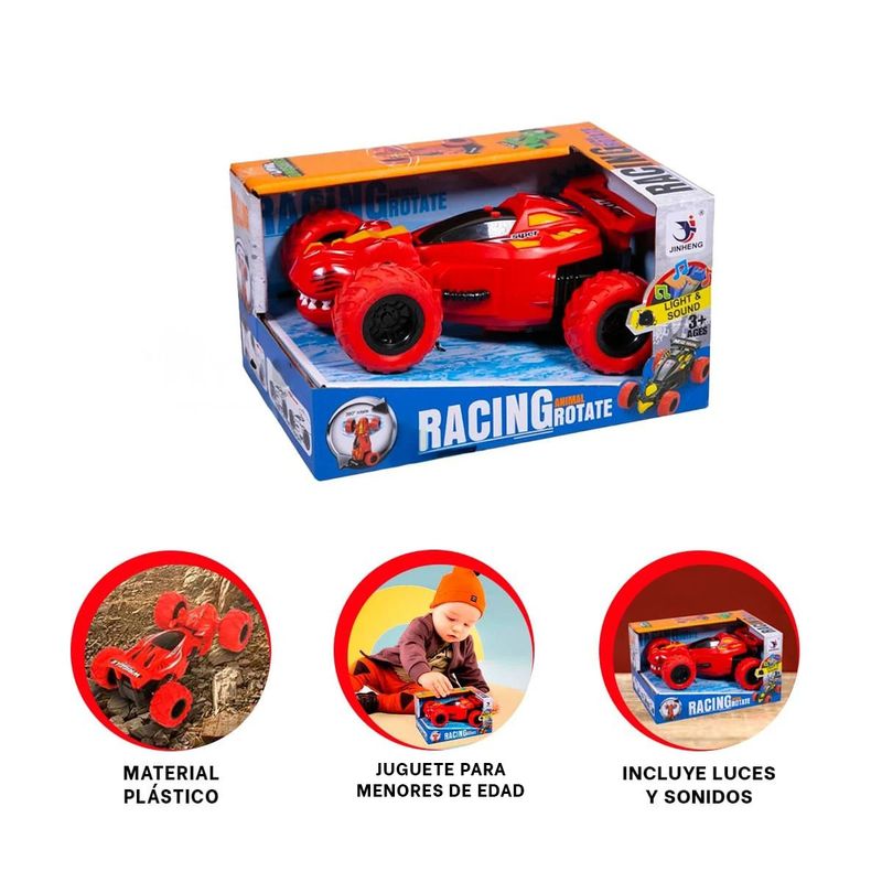RYBIU IMPORT - Pack2 Vehiculo para Chicos con Modelo Rojo Y+Ligas de Regalo