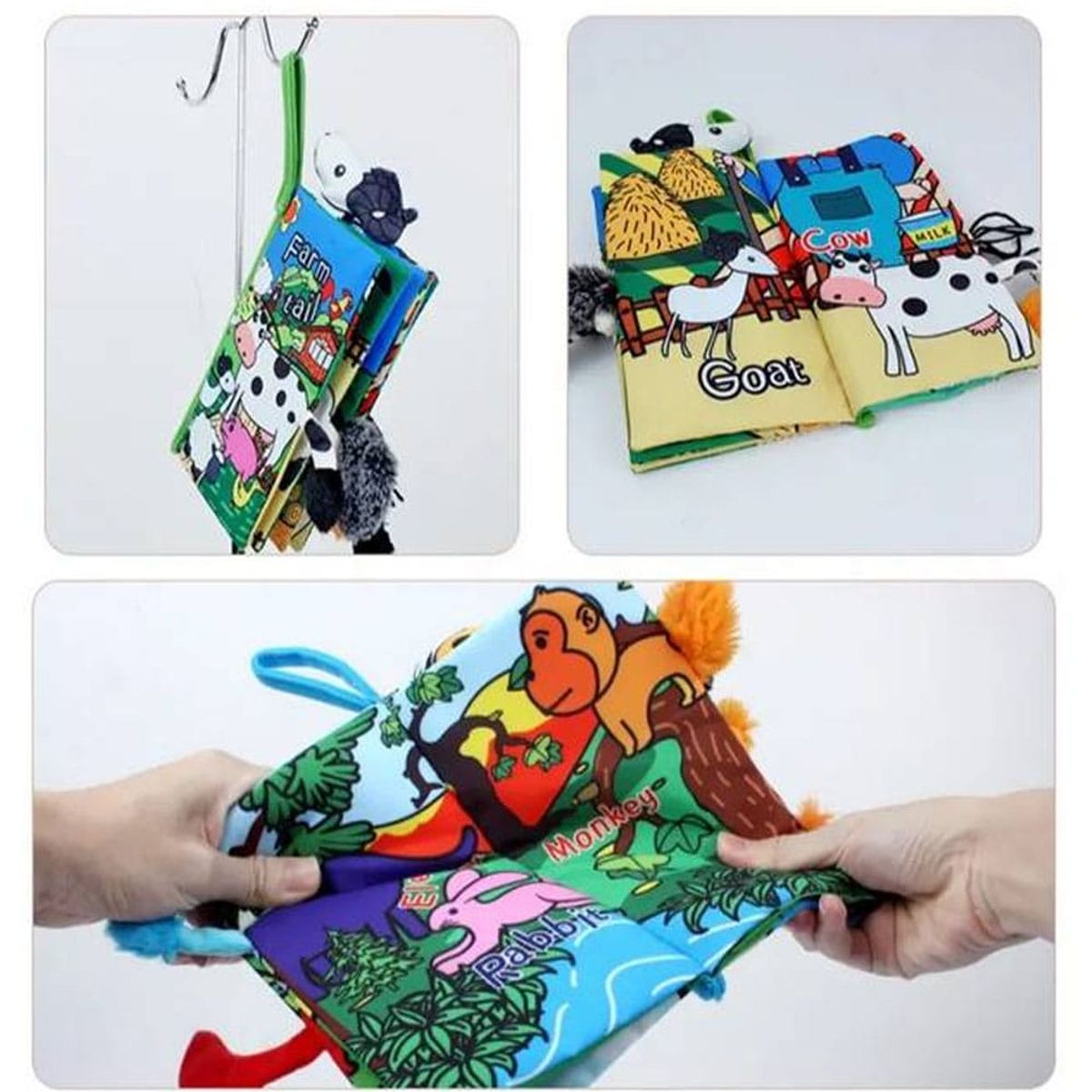 GENERICO - LIBRO DE ESTIMULACIÓN NIÑOS JUGUETE SENSORIAL ALEATORIO