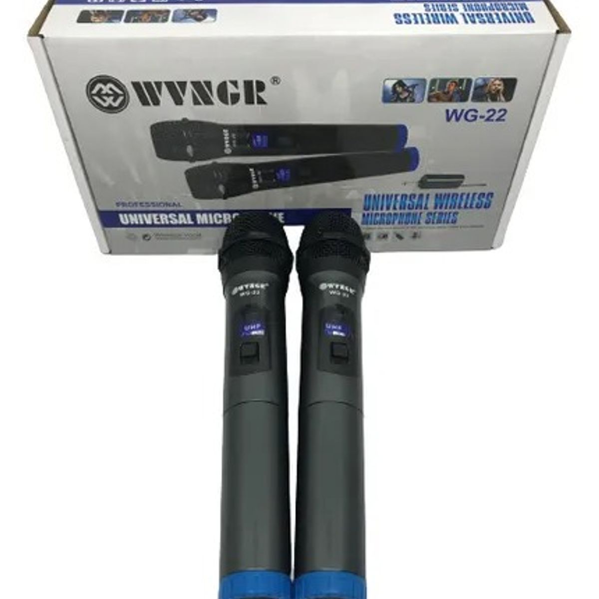 OEM - WG-22 DOS MICROFONO INALAMBRICO DE BAJA POTENCIA WG22