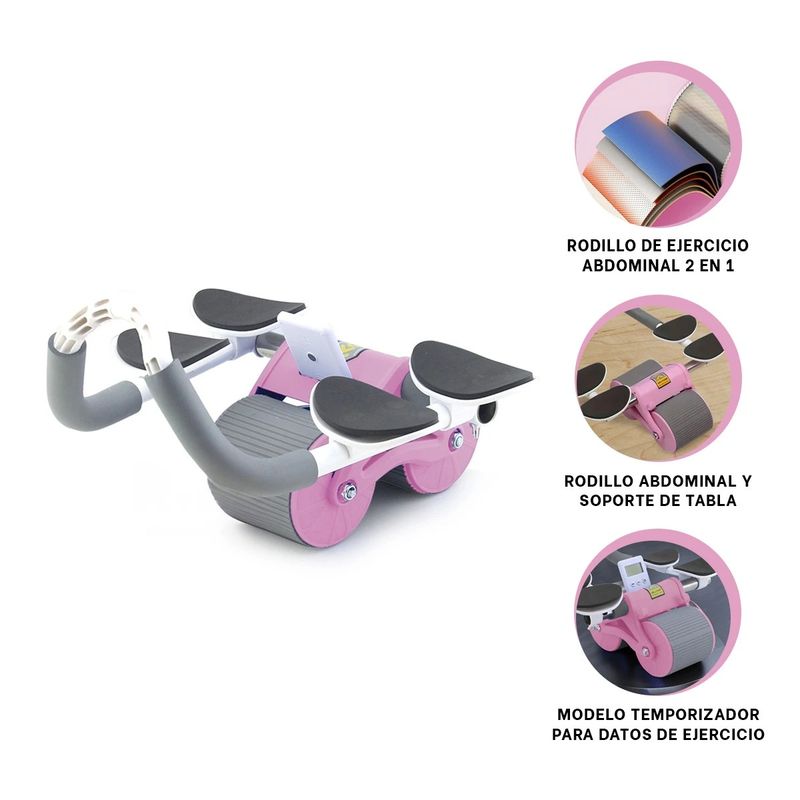 GENERICO - Pack4 Disco Innovador 2 en 1 con Tablero en Color Rosado