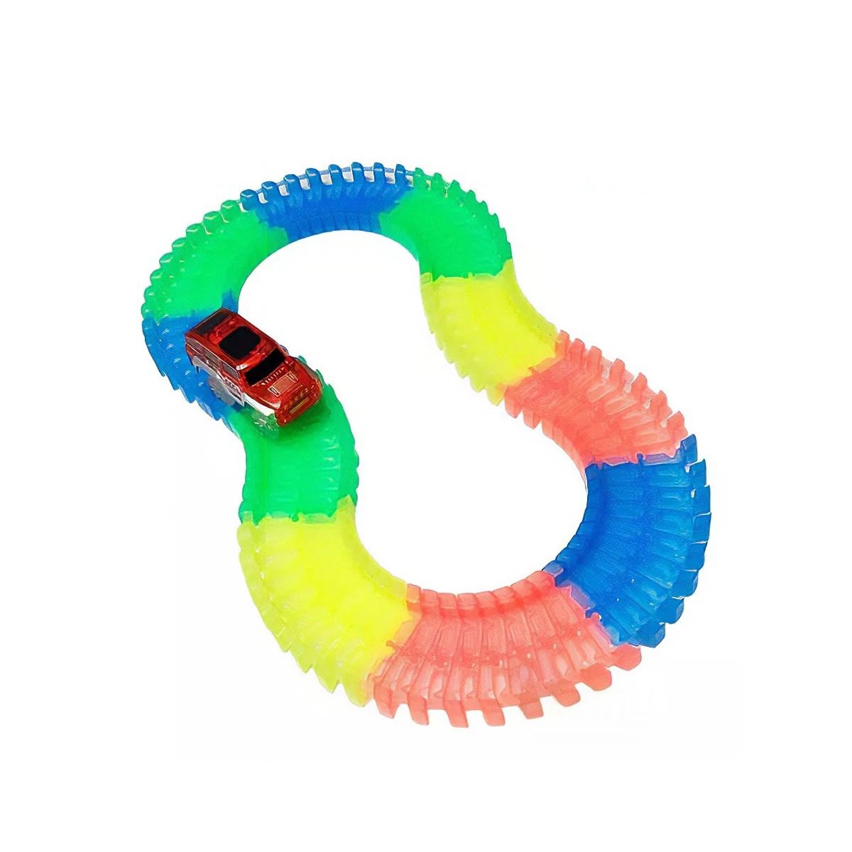 RYBIU IMPORT - Pack12 Carretera para Niño Multicolor Y+Banderitas Adhesivas