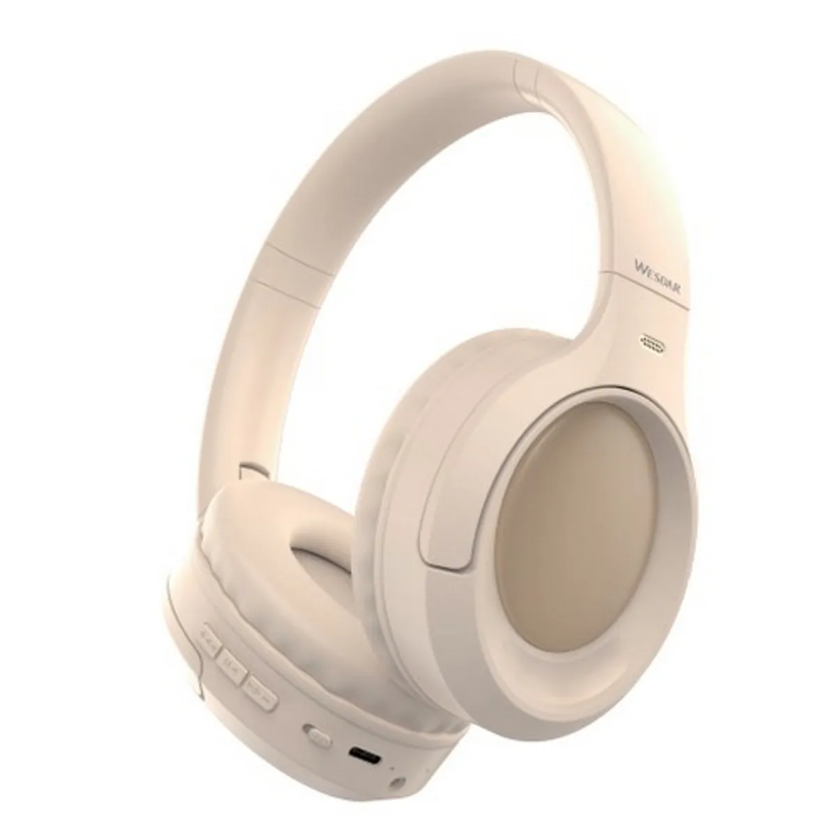 WESDAR - Wesdar- Auriculares BT54 Hi-Fi Sound Efects - Beige