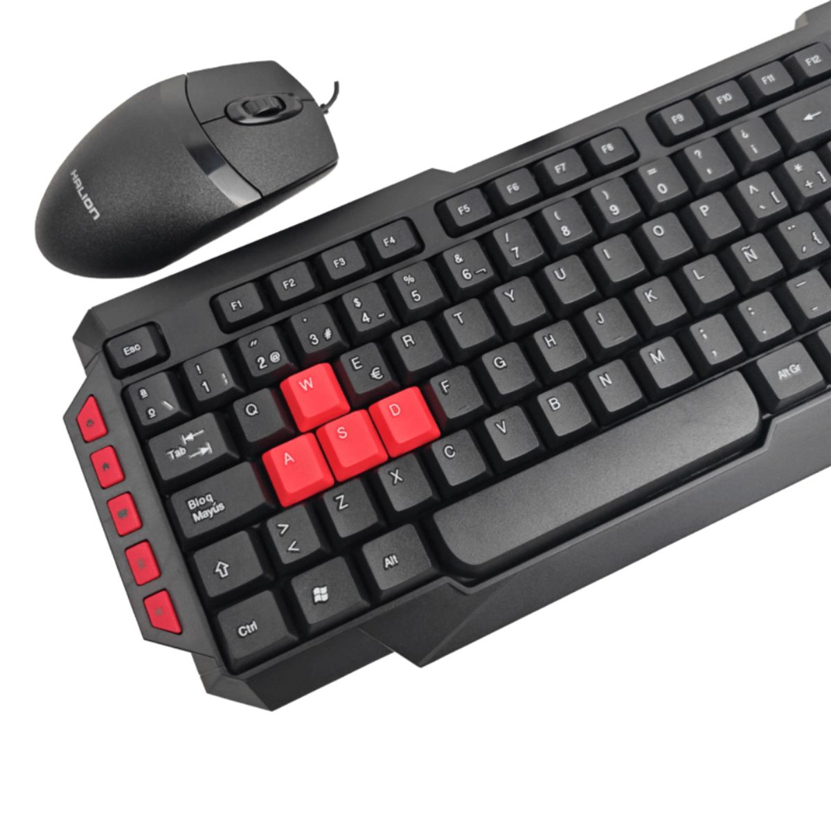 HALION - KIT HALION TECLADO Y MOUSE OFFICE ALAMBRICO - HA-K433C