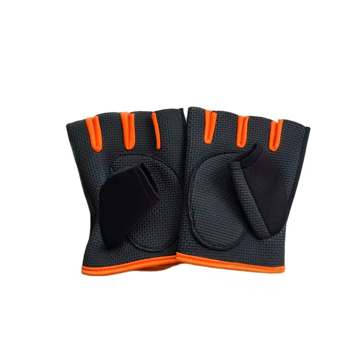GENERICO - Guantes Deportivos Estandar de Neopreno en Color Naranja