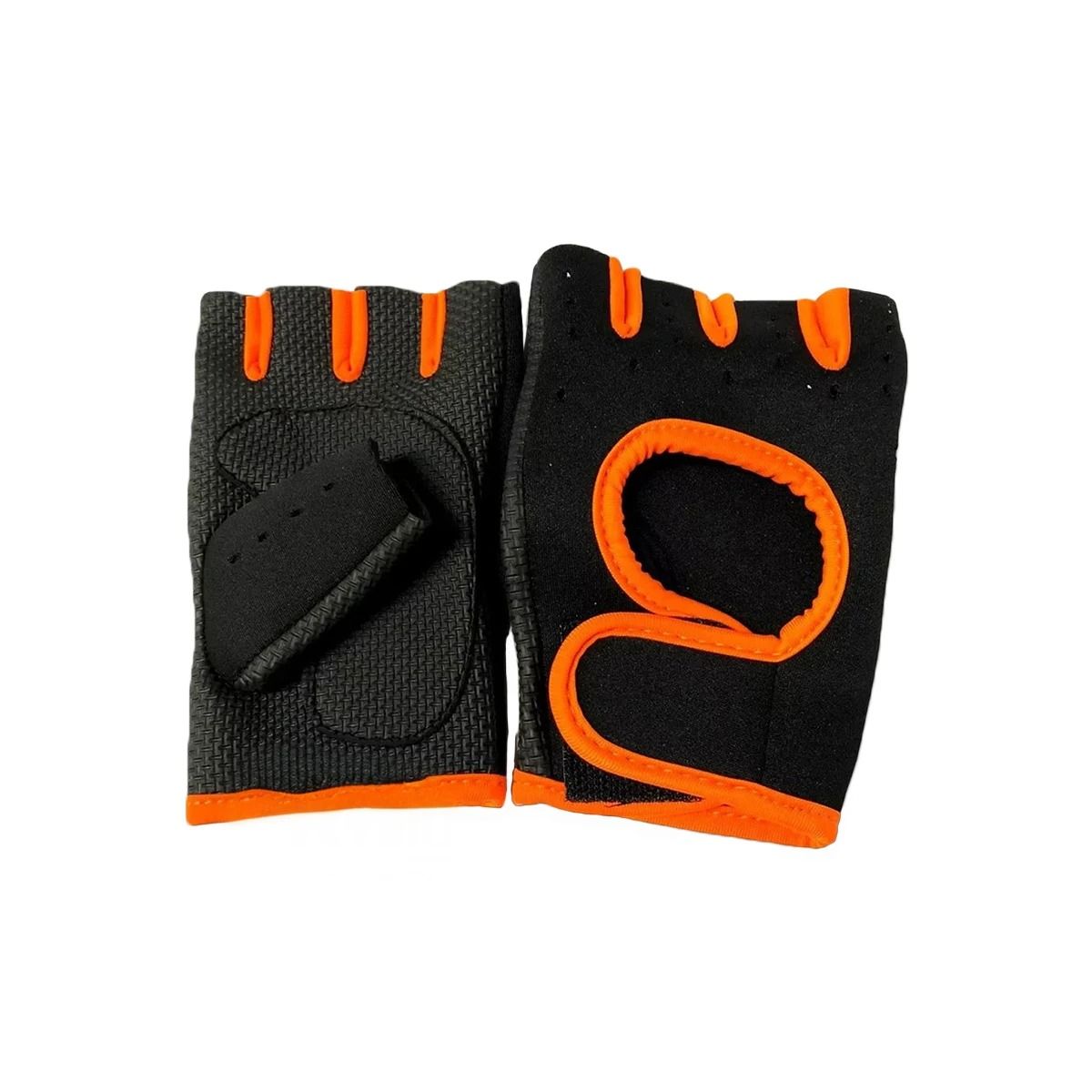 GENERICO - Guantes Deportivos Estandar de Neopreno en Color Naranja