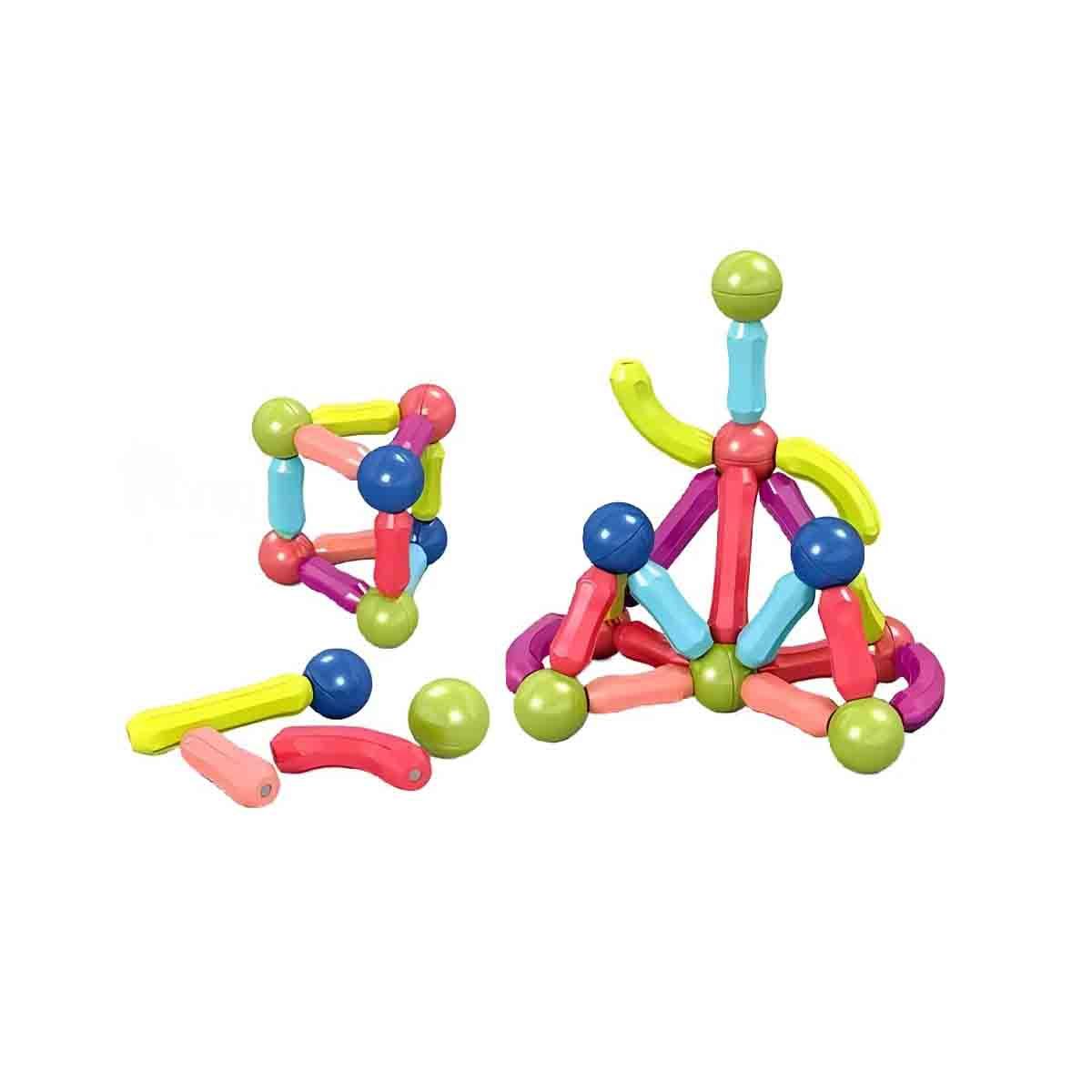 RYBIU IMPORT - Pack4 Juego Creativo con Imanes Kids en 42 Piezas