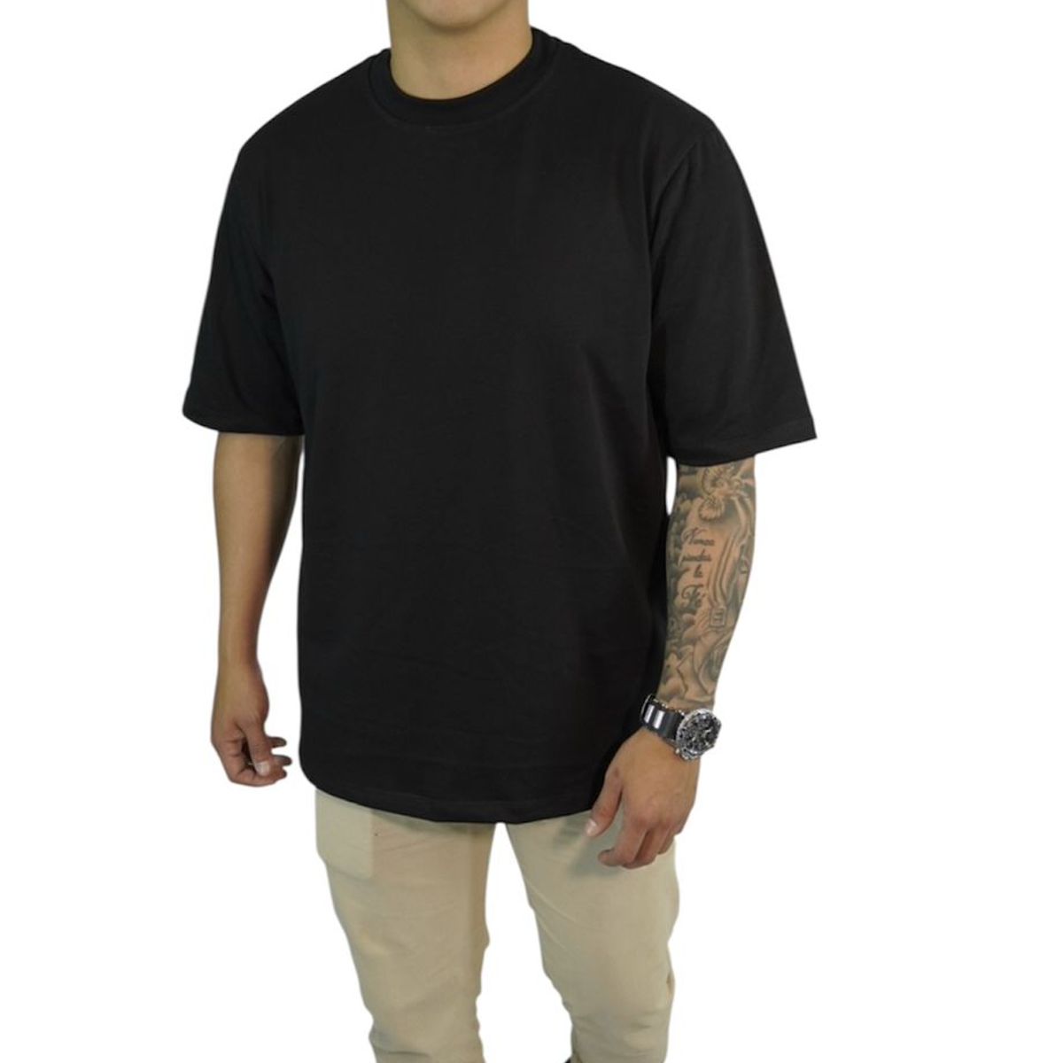 GENERICO - Polo Semi Oversize de Algodon Para Hombre Unisex De Manga corta