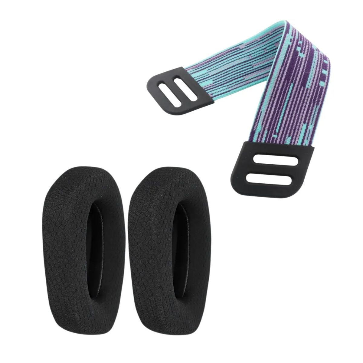 GENERICO - Banda vincha Elastic + Almohadillas Para Logitech G335 G535 G733 Negro