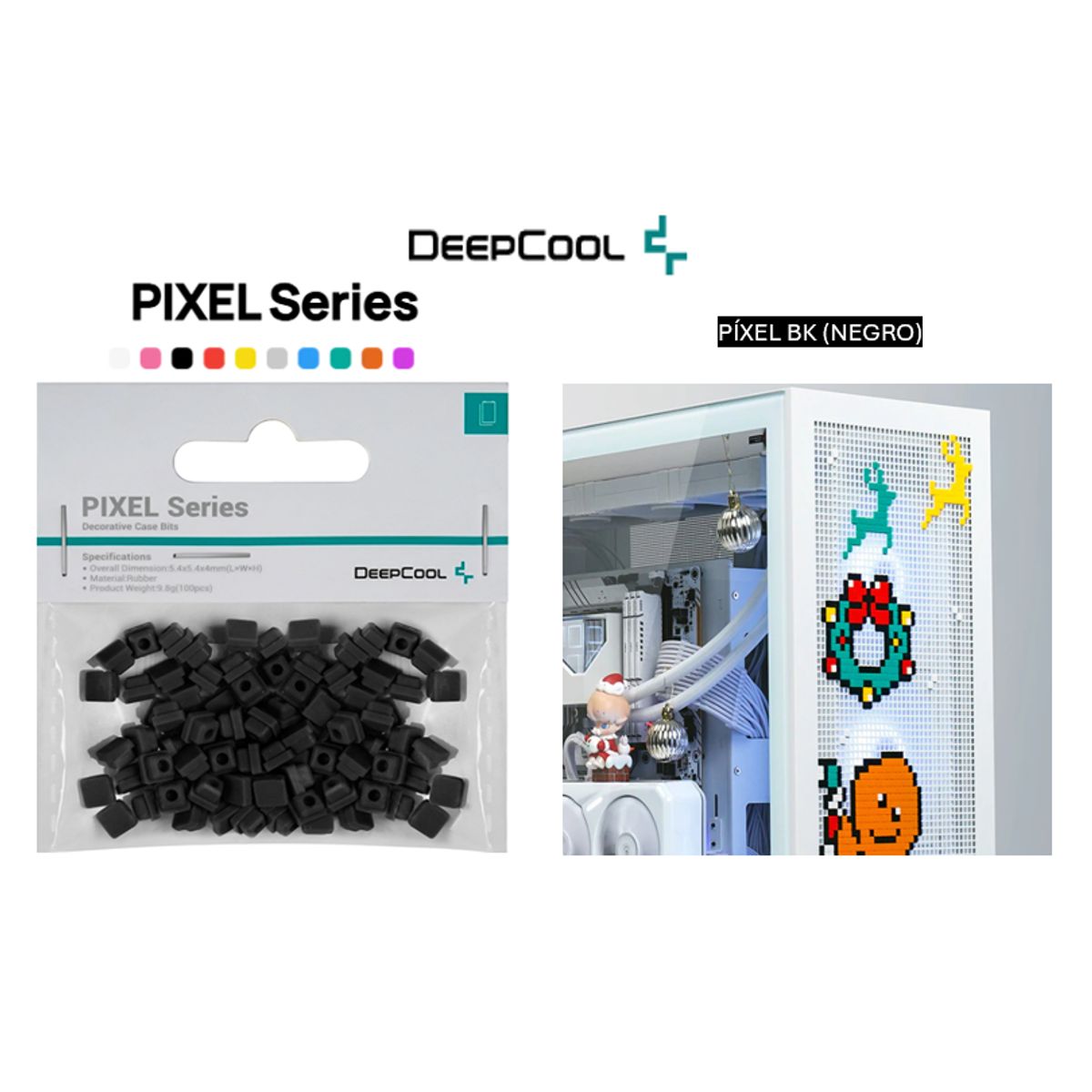 DEEPCOOL - Accesorio Para Case PIXEL Series BK Negro DEEPCOOL