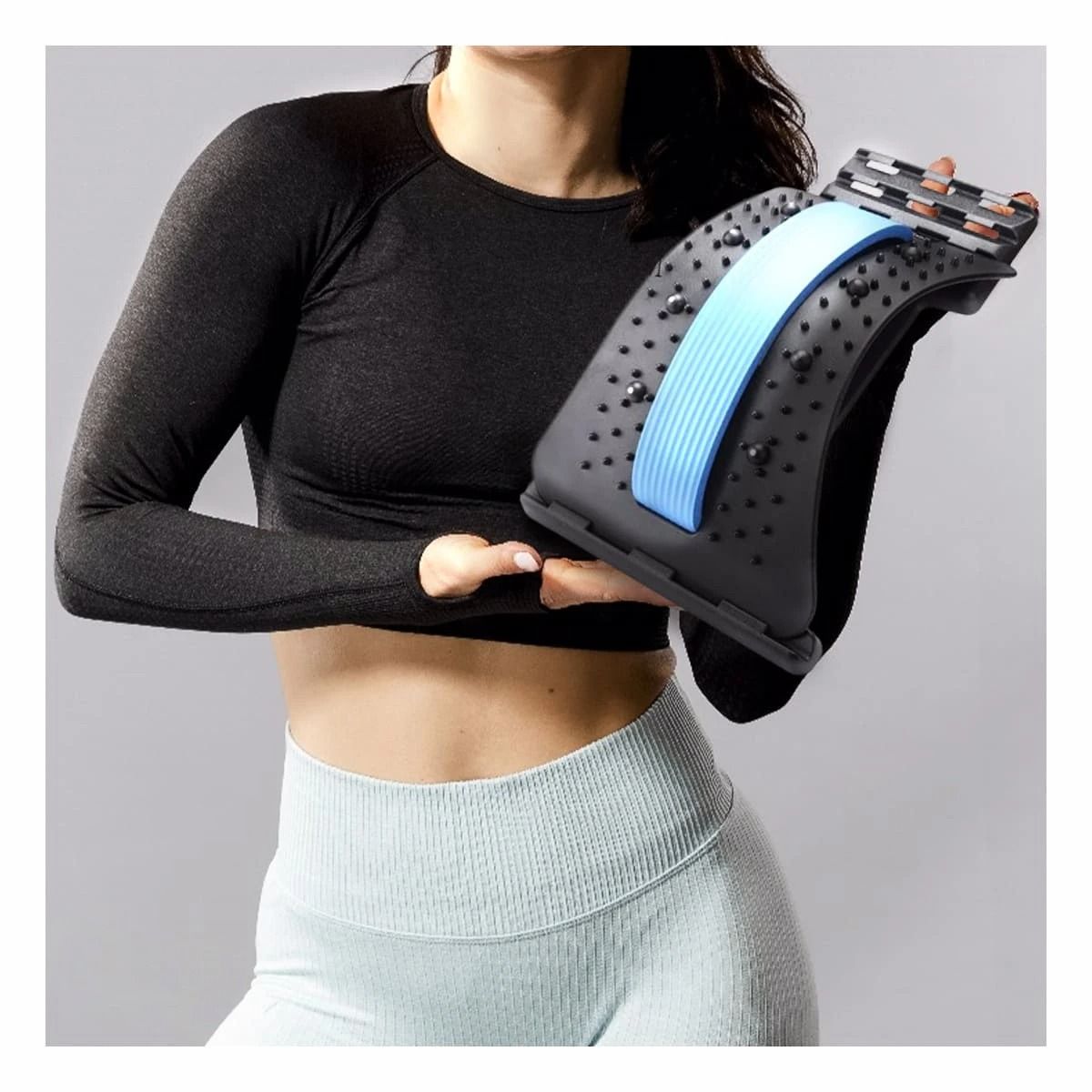 GENERICO - Pack4 Masajeador Cintura Portatil Azul Y+Regalo Agendita