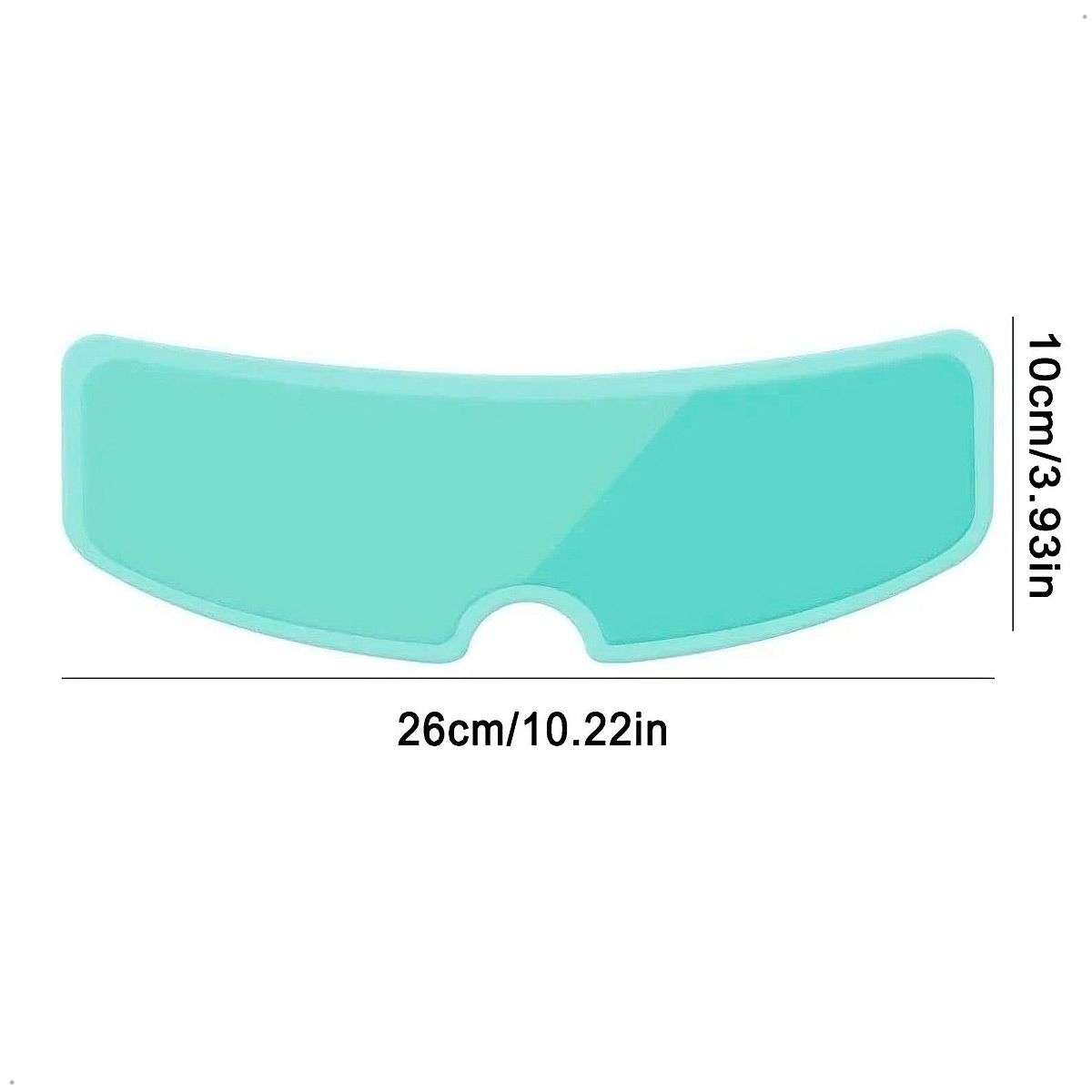 GENERICO - Visor Mica Casco Motociclista Antiempaño Antilluvia