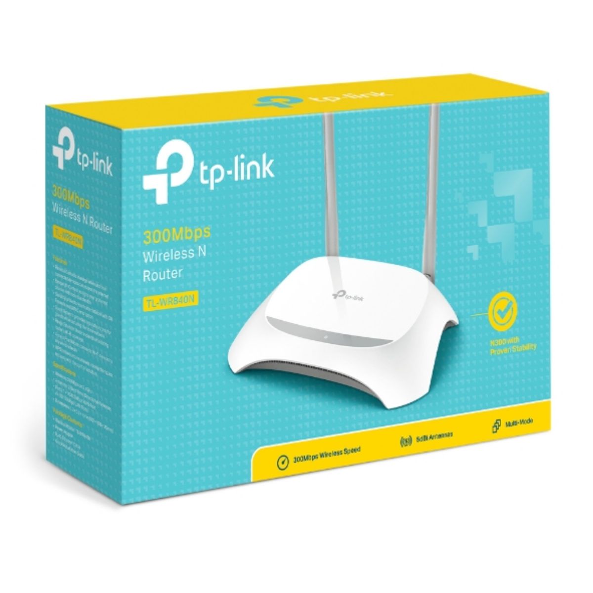 TP LINK - Router Inalámbrico N 300Mbps TL-WR840N TP-LINK