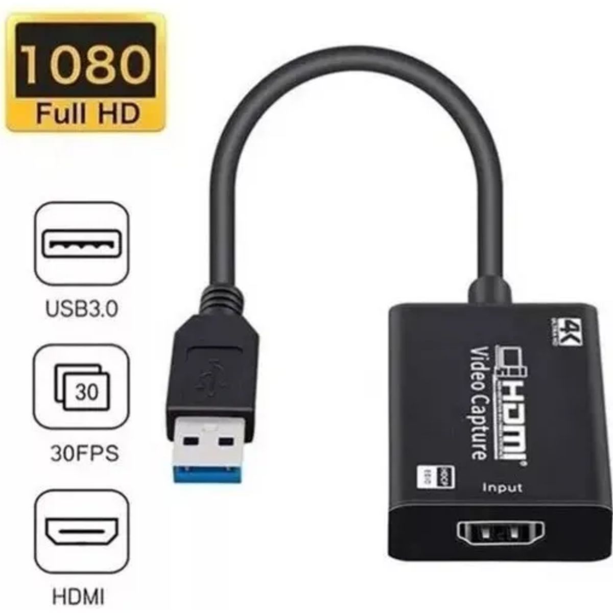 SEISA - Capturador de Video Externo SEISA HU-04 USB a HDMI