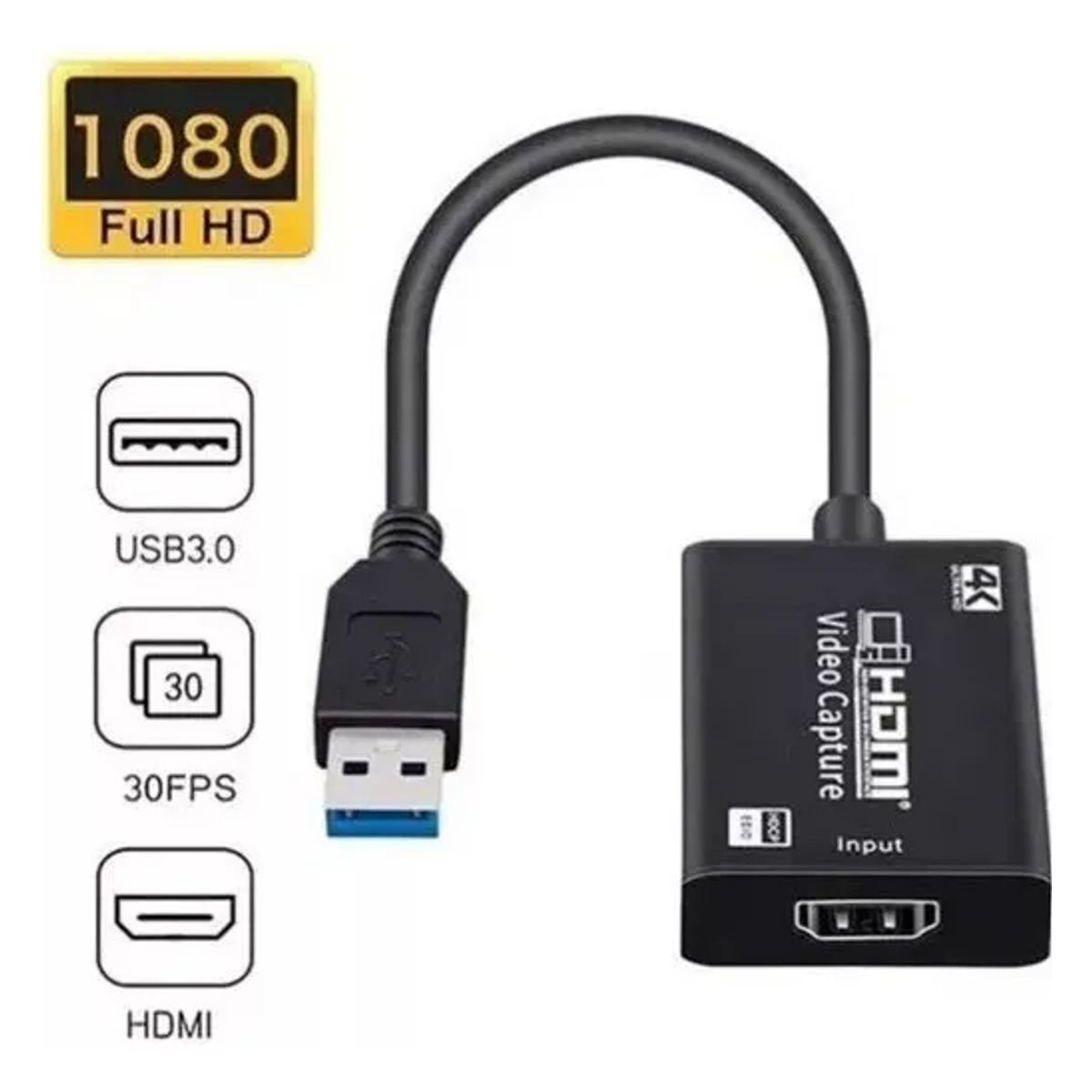 SEISA - Capturador de Video Externo SEISA HU-04 USB a HDMI