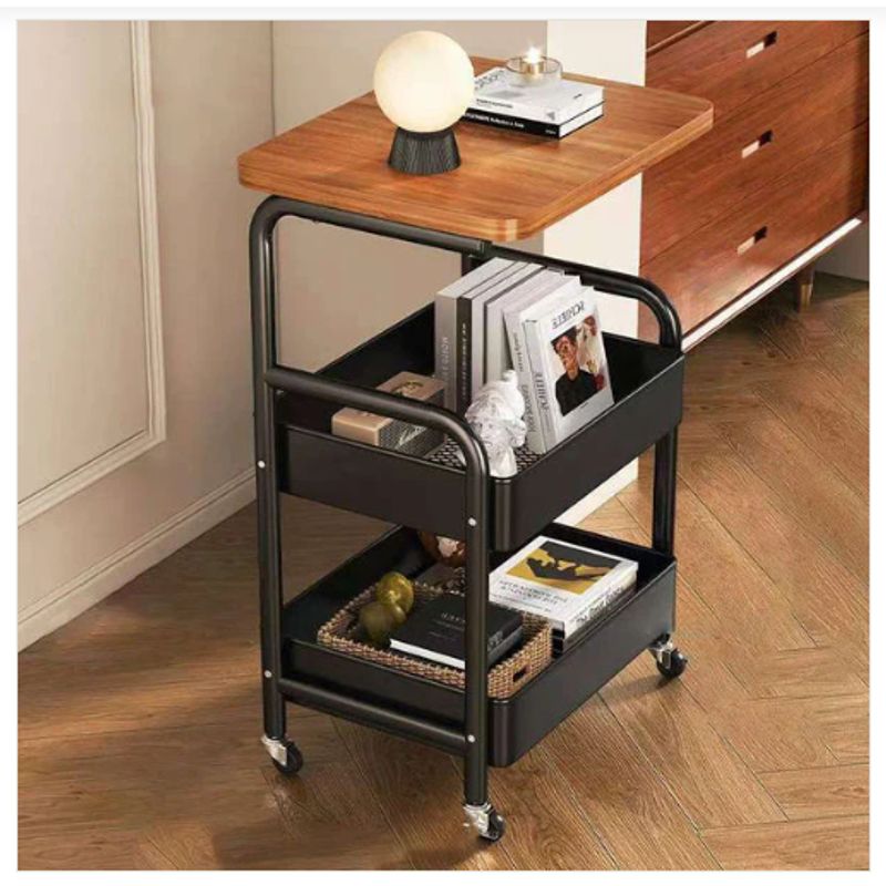 GENERICO - Mesa auxiliar - organizador multiuso con ruedas