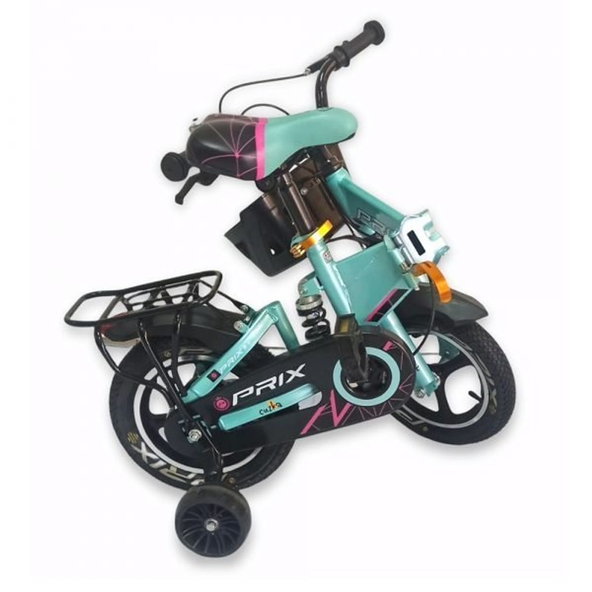 BABYGO - Bicicleta Plegable de Aluminio para Niños «PRIX» Light Blue