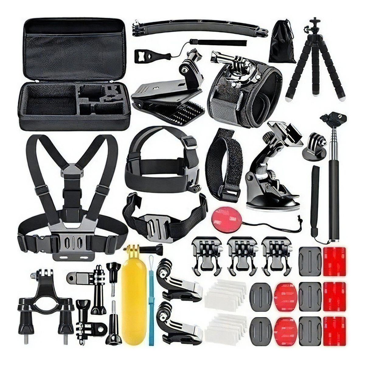U BUY - Kit Maleta Gopro 51 Accesorios Para Cámaras De Deportes
